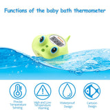 Baby Bathtub Thermometer - Green Mobula