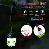 Bluetooth LED Outdoor String Lights - 46ft