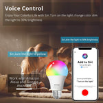 Smart Wi-Fi Light Bulbs - 4 Pack