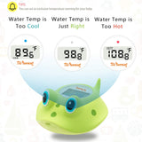 Baby Bathtub Thermometer - Green Mobula