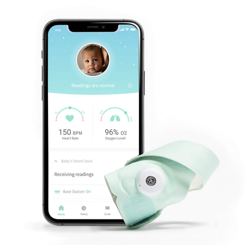 Baby Movement Sock Monitor - Green