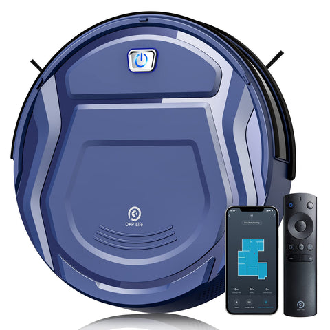 Buy 4 Modes Blue Robotic Vaccum Cleaners Online - Great Life
