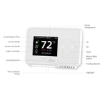 Parts Of 7 Day Programming Wi-Fi Smart Thermostat - Great Life