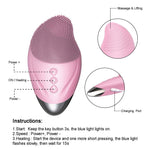 Facial Cleansing Brush - Pink